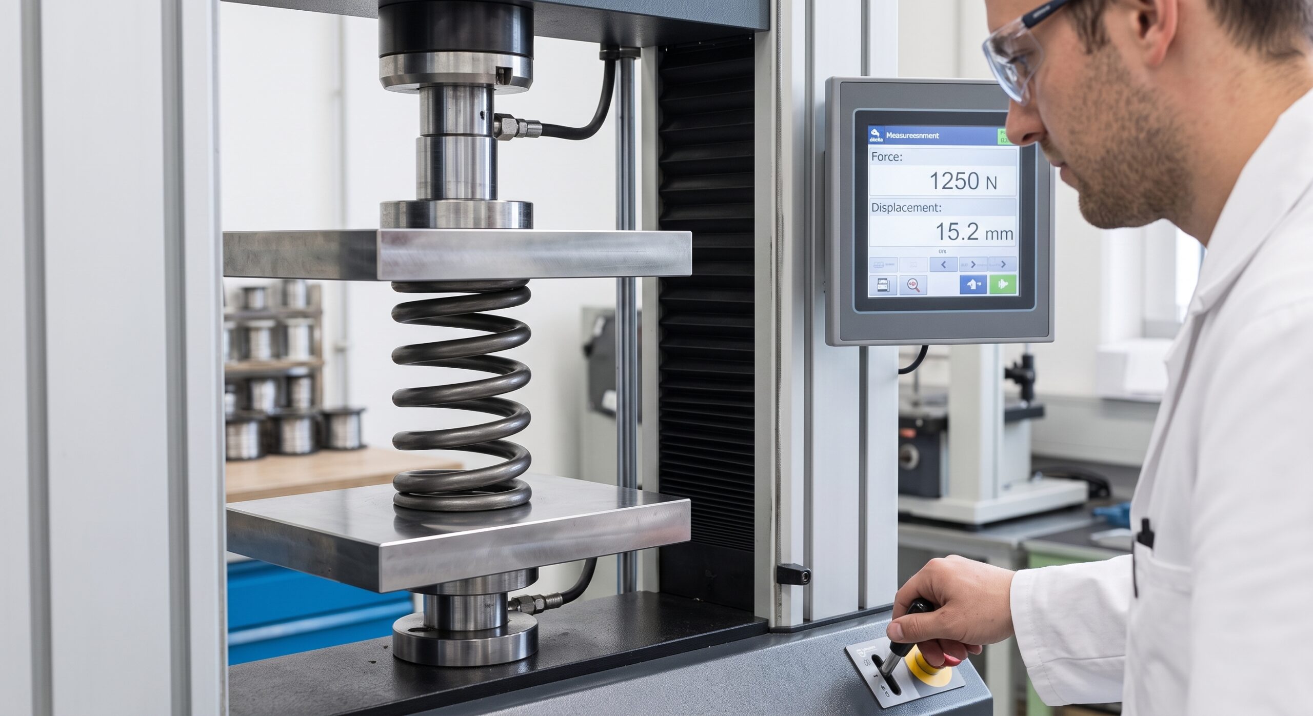 Différents types de ressorts de compression industriels